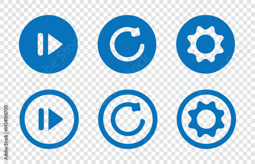 	
Media Player icon set, player interface icon.. Buttons multimedia interface, Music, audio, stop, Play, pause, record and more, Vector illustration Eps 10