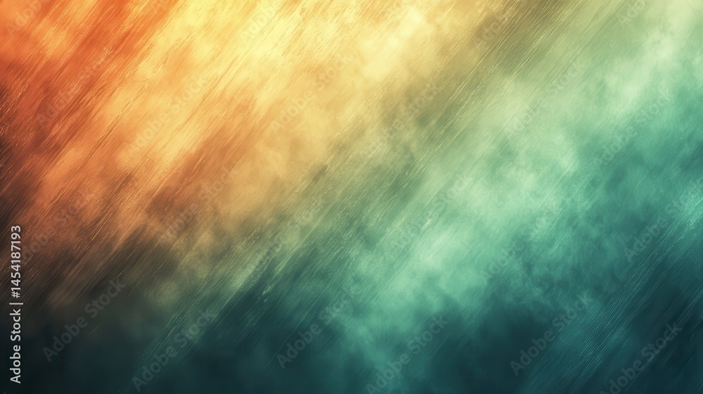 Abstract background with gradient hues of orange and teal Abstract background with gradient hues of orange and teal