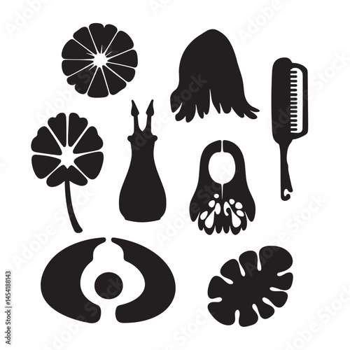 vector illustration of a set of different kinds of food