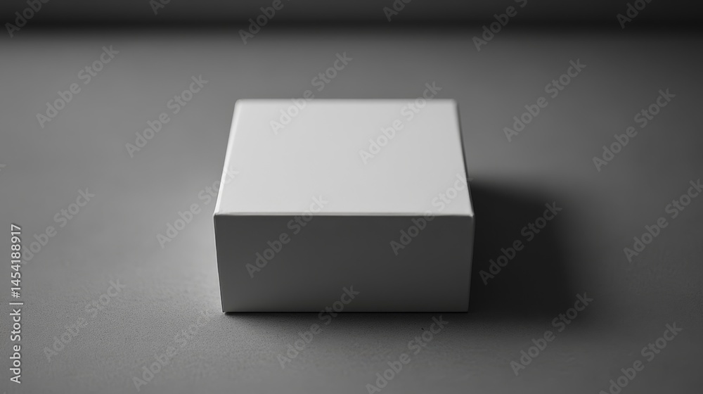 A simple, clean 3D box illustration. Perfect for minimalist designs or abstract concepts.