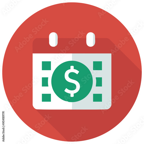 Financial planning appointment in red circle