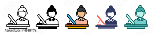 Information Desk multiple icon