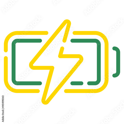 Battery Charging Icon Symbol