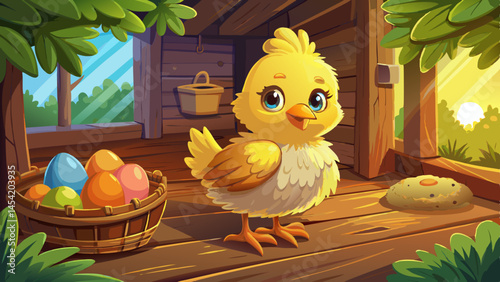 In the quiet morning light, the little chick chirps softly, sensing the world for the first time.
Its delicate feathers shimmer with warmth, a reflection of life raised naturally and with care.
Surrou
