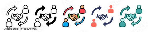 Referral Program multiple icon