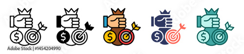 Revenue Goals multiple icon