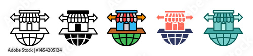 Business Expansion multiple icon