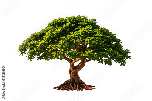 Sandalwood Tree Isolated on White Background for Stock Photography

