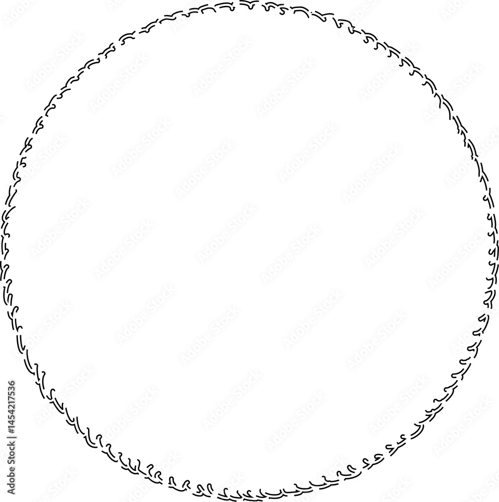 Naklejka premium Circle frame