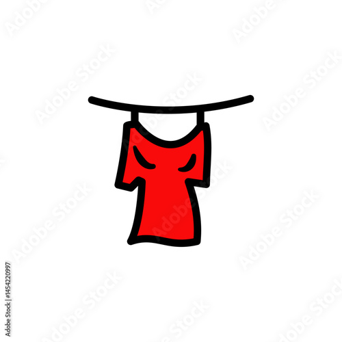 Clothing laundry service logo design