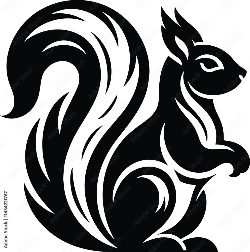 Obraz premium Geometric animal emblem