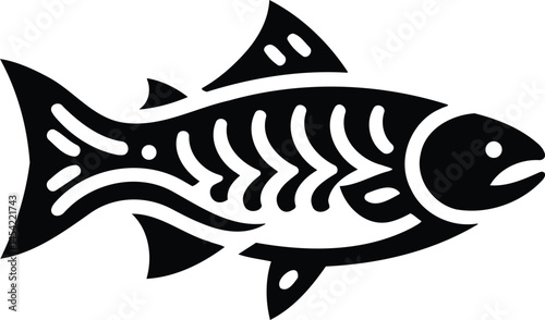 Minimalist Fish Emblem