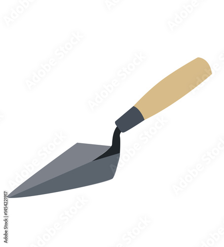 Trowel icon vector illustration.Construction Tools. Shovel, cement, 