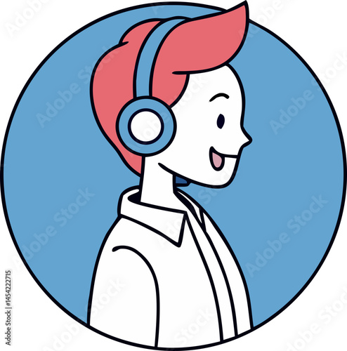 chatbot character illustration