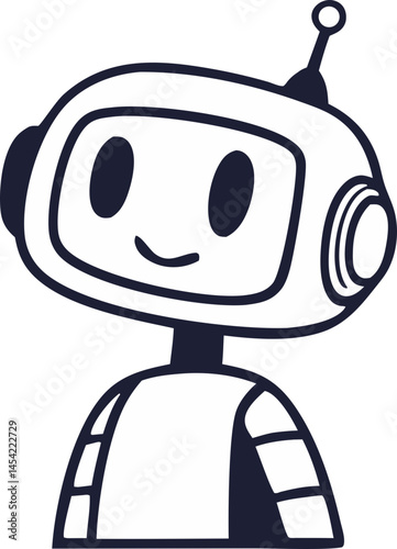 chatbot character illustration