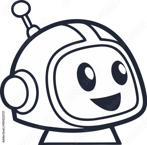 chatbot character illustration