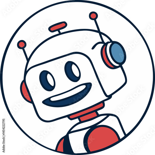 chatbot character illustration