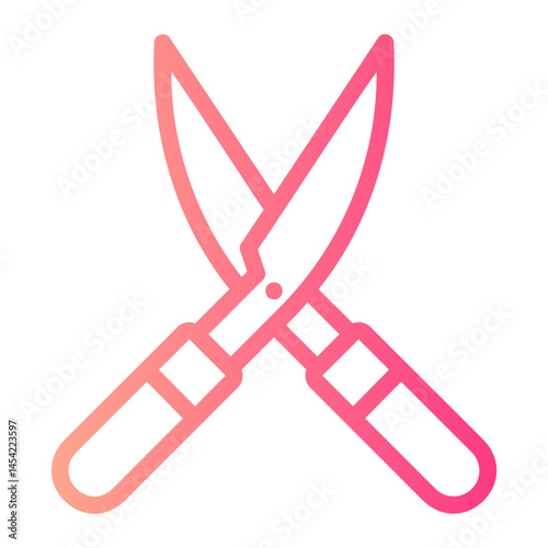 scissors gradient icon