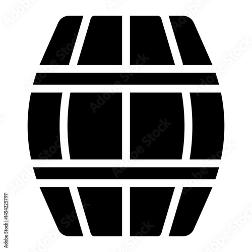 barrel glyph icon