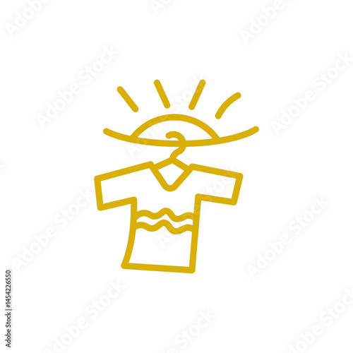 Clothing laundry service logo design