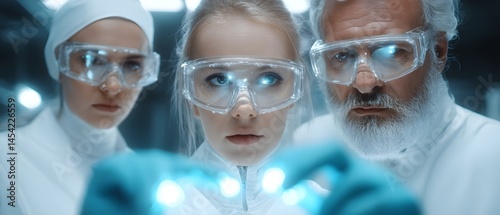 Dna sequencing data review digital workspace scientific analysis laboratory environment close-up view team collaboration