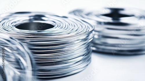 Rolled metal wire coils