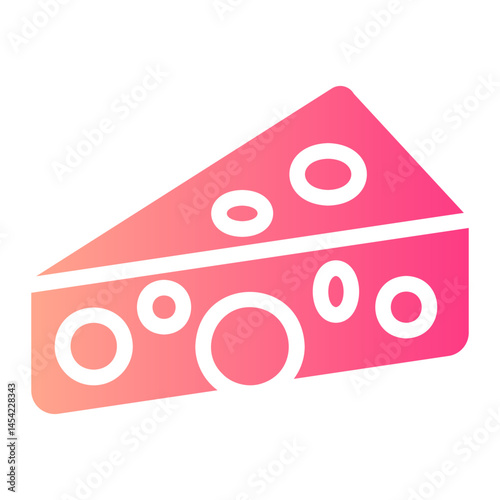 cheese gradient icon