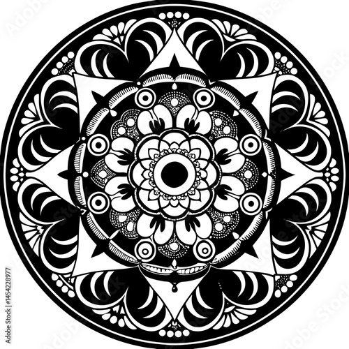abstract mandala ornament