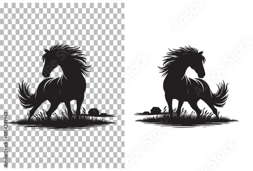 clip art cowboy cut out horizontal horse mammal mare outline running speed stallion motion riding sport illustration animal design digitally generated image logo nature side view