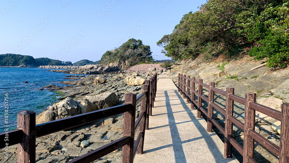 Fototapeta premium 日本本土最西端 神崎鼻公園の風景