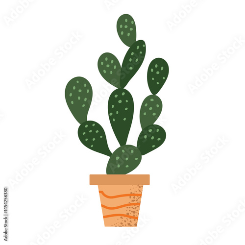 Cactus opuntia clipart avatar logotype isolated illustratione clipart avatar logotype isolated illustration