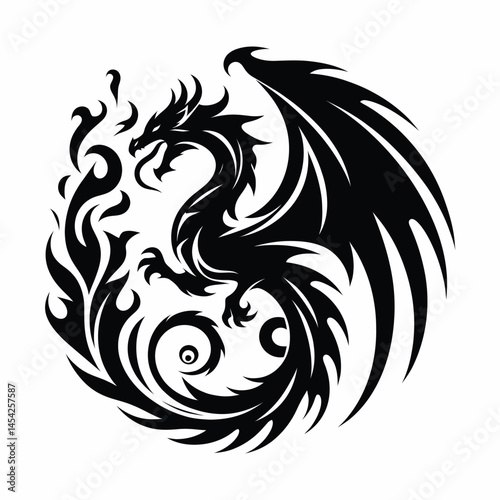 Wallpaper Mural A dragons, shadows in the night,
Gliding through the moon with wings of quiet might.19 Torontodigital.ca