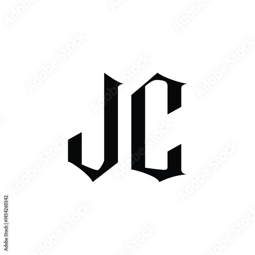 Free Download JC monogram logo design letter text name symbol monochrome logotype alphabet character simple logo - GFXLoad