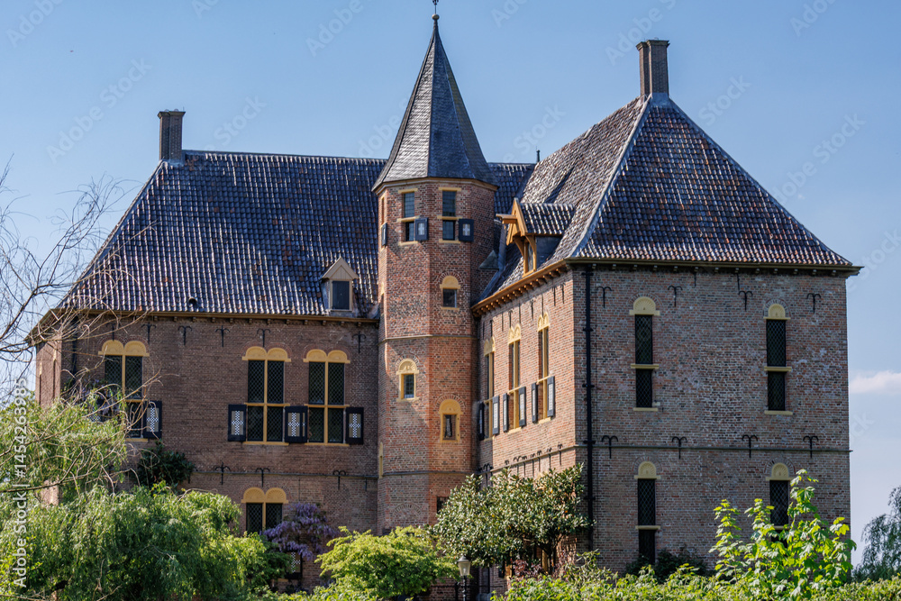 Naklejka premium Die Landschaft um Vorden in den Niederlanden