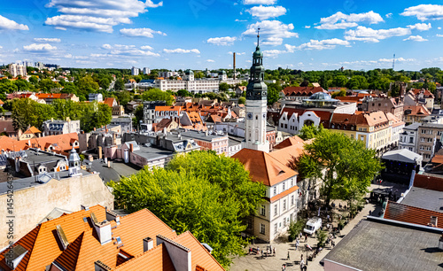 Wallpaper Mural Architecture of Zielona Gora old town, Poland Torontodigital.ca