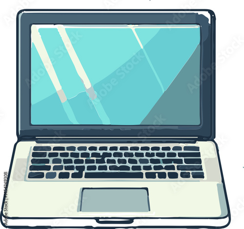 Office Stationery and Workspace Tools Illustration