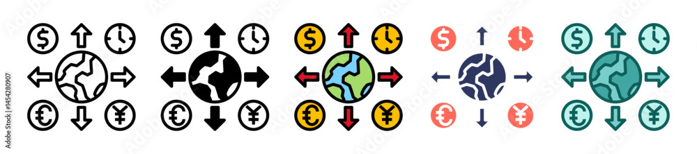 Hourly Rate multiple icon