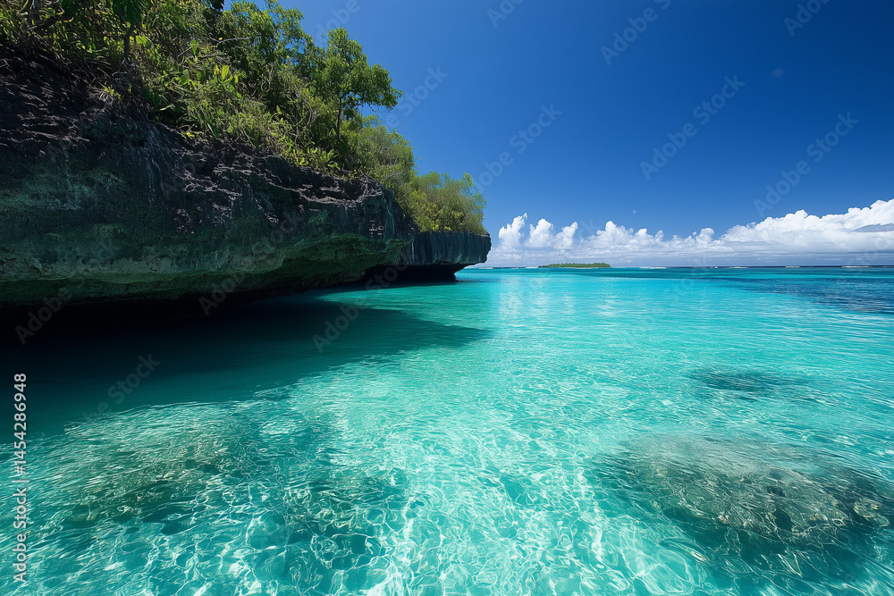 Fototapeta premium Geyser lakes in mountain national parks.
