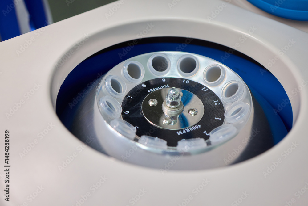 Highspeed Laboratory Centrifuge Rotor Under Closeup Examination for Advanced Insights Highspeed Laboratory Centrifuge Rotor Under Closeup Examination for Advanced Insights