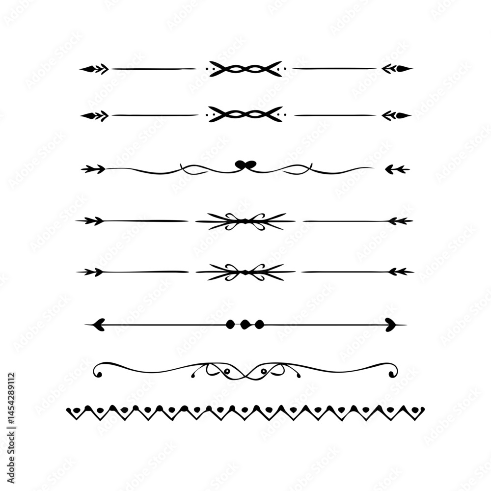 Text dividers doodle set. Wedding decorative elements. Divider ornament, borders, vintage line separators. Hand drawn vector illustration isolated on white background. Gold text dividers doodle set.
Text dividers doodle set. Wedding decorative elements. Divider ornament, borders, vintage line separators. Hand drawn vector illustration isolated on white background. Gold text dividers doodle set.