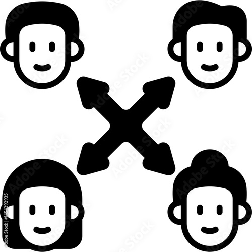Social Distancing icon