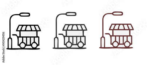 Merchant icon from affiliate marketing collection. Simple line Merchant icon for templates, web design and infographics
