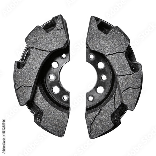High-performance brake pads showcasing advanced design and durability for automotive applications