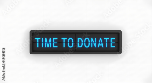 Inspiring Time to Donate Image Free Stock Photo for Charity Campaigns