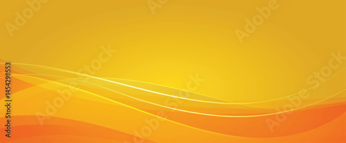 Yellow background with dynamic abstract shapes