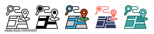 Geolocation multiple icon