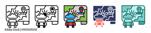 Gps multiple icon