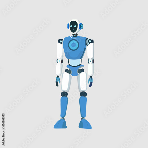 today's robots in blue