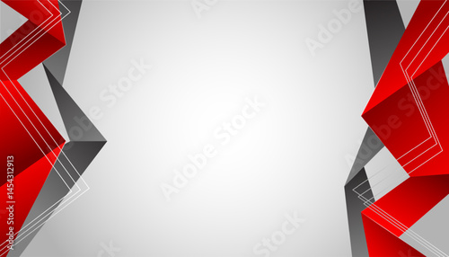 Abstract red gray gray white blank space modern futuristic background vector illustration design. Vector illustration design for presentation, banner, cover, web, card, poster, wallpaper