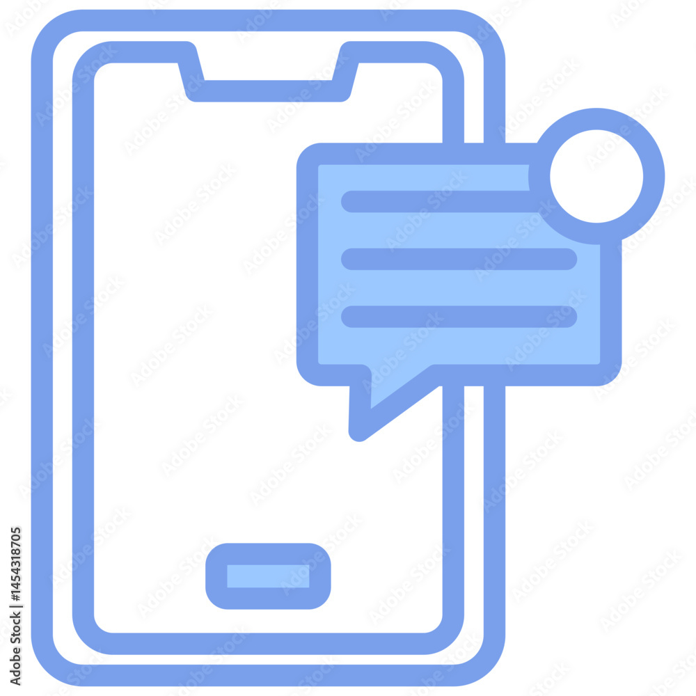Message Blue Icon Message Blue Icon